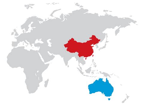 China On World Map