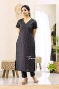 Buy Black Kurta Online | Black Kurta Designs
