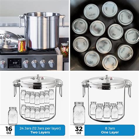 Buffalo 32 Quart Stainless Steel Pressure Cooker India | Ubuy
