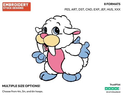 Woolrus - The Wuzzles - TV Shows - Disney Embroidery Design in 3 sizes ...