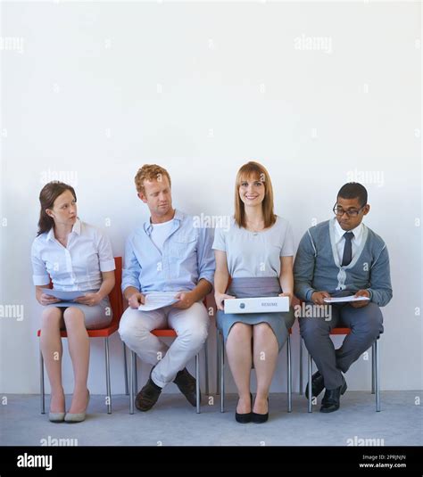 Over-achiever. Job candidate taking a peak at another candidates resume ...