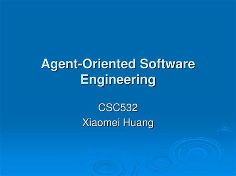 Image result for Agent-Based Software Engineering