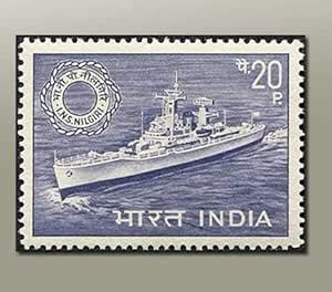 Buy India 1968 INS Nilgiri Navy Ship Stamp MNH Stampbazar Online at Low ...