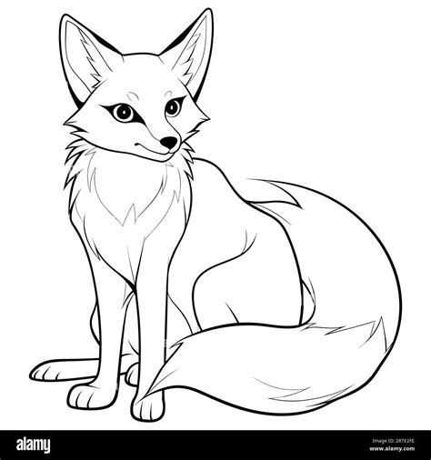 Fox Clipart Black And White Fox Drawing Jump Images | Free Photos, PNG