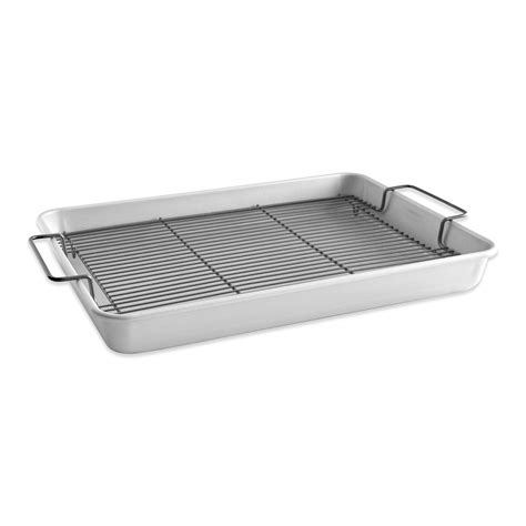 Nordic Ware Naturals 20" x 13" Aluminum Roasting & Baking Pan with ...