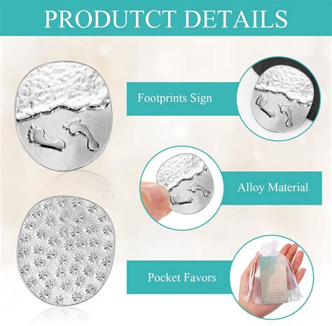 Buy 30 Pcs Footprints in The Sand Cards Footprints Coins Set ...