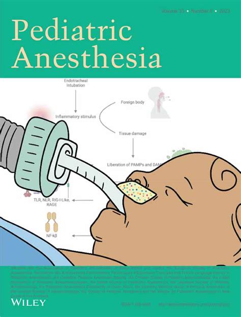 Pediatric Anesthesia 的图像结果