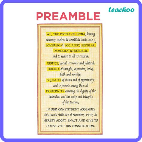[Class 9] What is meant by Preamble? Explain ‘Liberty and Equality