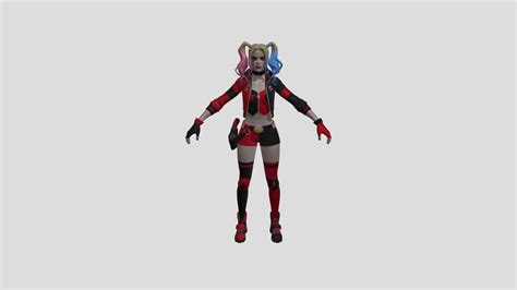 Rebirth Harley Quinn Fortnite Skin Version 3 - Download Free 3D model ...