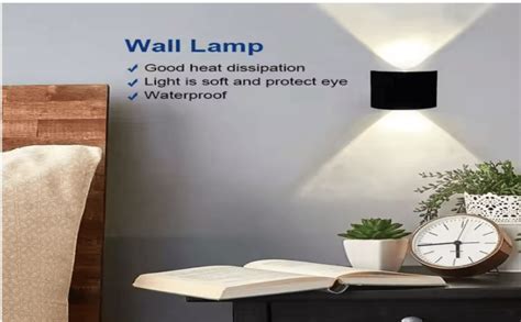HUMA Fountains and Pools 2 Way 2 WATT UP Down LED Outdoor, Indoor Wall ...