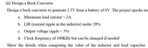 Design and Simulation of Buck Converter Problem Questions 的图像结果