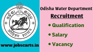 Odisha Water Department Recruitment 2024 ! Notification Out For ...