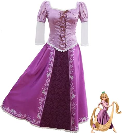 Hotcostyle Tangled Purple Dress Rapunzel Cosplay India | Ubuy