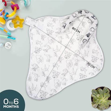 BAYBEE Cotton Baby Snuggle Pod Swaddle Wrap for Newborn with U Shape R ...