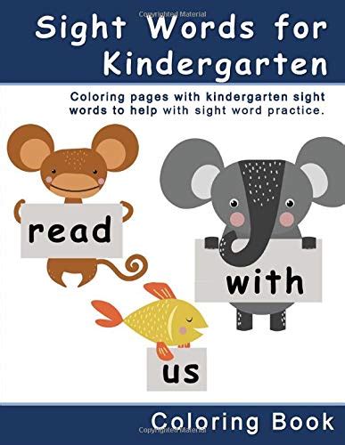 Buy Words for Kindergarten Coloring Book: Coloring pages with ...