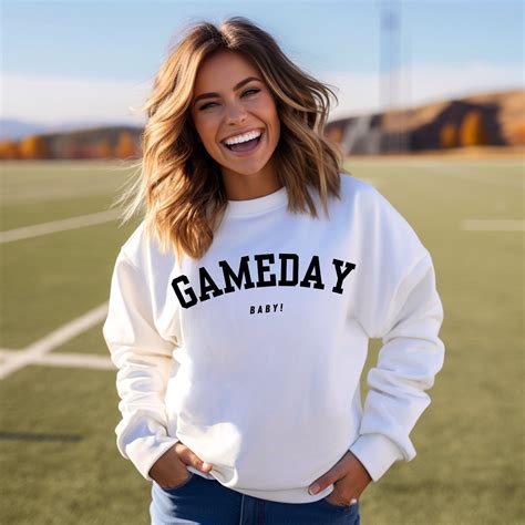 Football Game Day Sweatshirt Gameday Shirt Football Shirt For Women ...