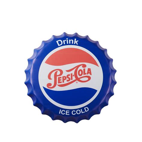 Bottle Caps wall decor sign - Pepsi Cola (14"x14") — eazy wagon