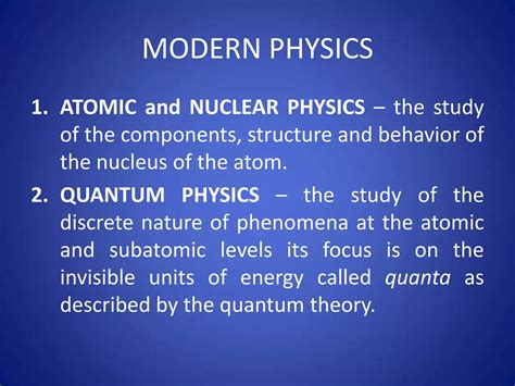 Branches of Physics | PPTX