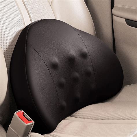Nhthy Car Lumbar Support Pillow for Driving Comfort, Memory Foam Driver Seat Backrest Cushion ...