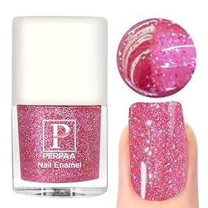 Buy PERPAA Glitter Light Reflective Gel Nail Polish Broken Diamond ...