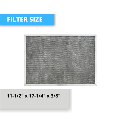 2-Pack Replaces Whirlpool 838H PT10, Aluminum Mesh Grease Filters, 11-1 ...