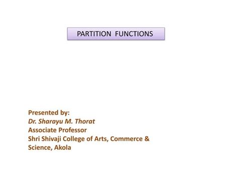 Partition Function Tutorial 的图像结果