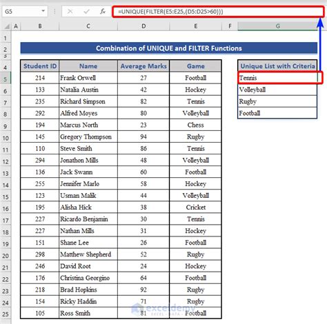 Dynamic List in Excel 的图像结果
