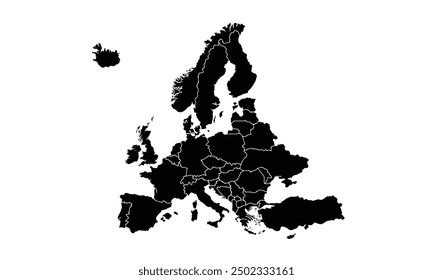 Europe Silhouette 的图像结果