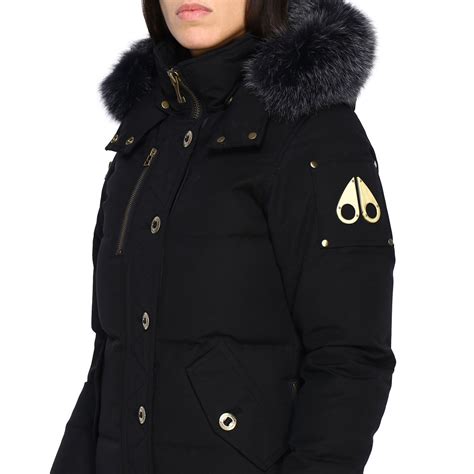 Moose Knuckles Outlet: Coat women | Jacket Moose Knuckles Women Black ...