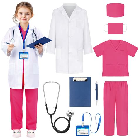 Joycover Doctor Costume For Kids Kids Scrubs Halloween Costumes Girls ...