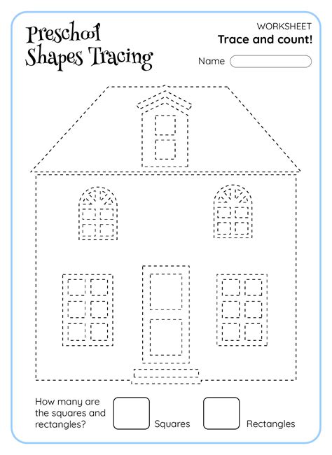 Preschool Tracing Worksheets Free - 11 Free PDF Printables | Printablee