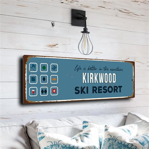 Kirkwood | Ski Resort Decor | Kirkwood Gift