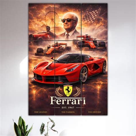 Ferrari Block Kit (Set Of 9) – Frame Kro