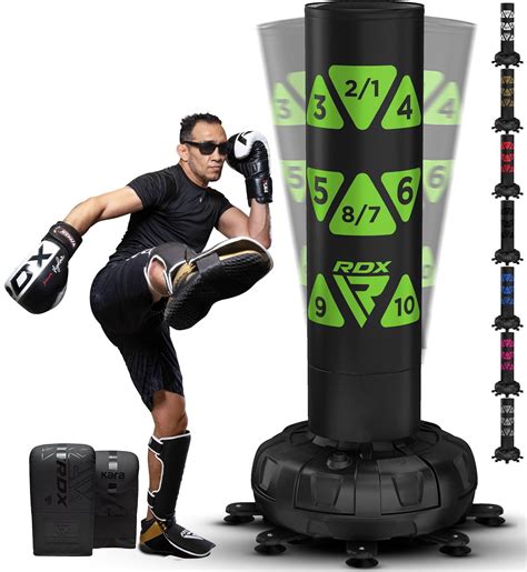 RDX Free Standing Punching Bag with Gloves, 5FT XXL Heavy Duty Adult ...
