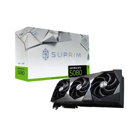 Buy MSI GeForce RTX 5080 Suprim SOC 16GB NVIDIA Graphic Card ...