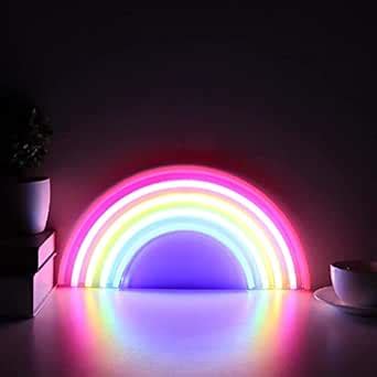 Buy SIGNOOGLE® Rainbow Neon Light Strip for Wall Kids Bedroom Office ...