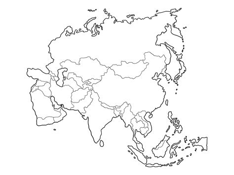 World Map Outline, Continent Maps, Country Borders, Montessori Classroom Teaching, Map of ...