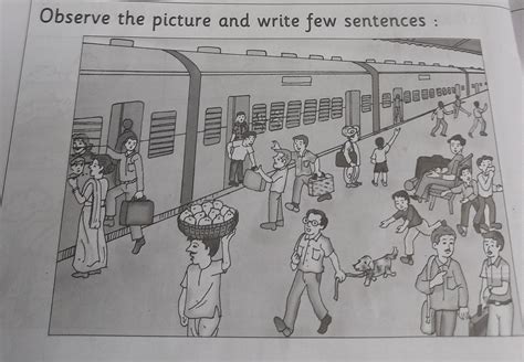 observe the picture and write few sentences - Brainly.in
