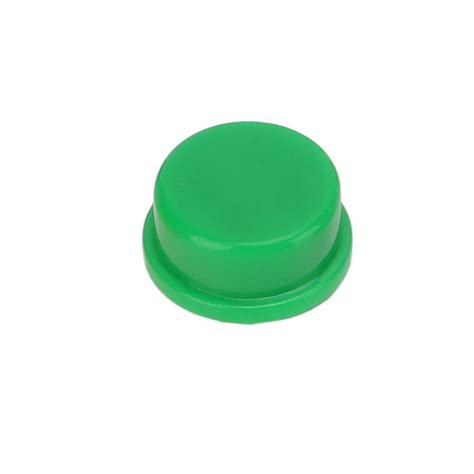 Green Round Cap for 12x12x7.3mm Momentary Tactile Push Button Cap – REES52