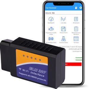 SSUCA ELM327 Wifi OBD2 Code Scanner Car Diagnostic Tool, V2.2 Wireless ...