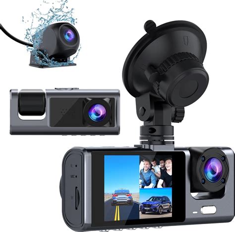 Amazon.com : SUVCON Dash Cam, 3 Channel Dash Cam, 1080P Dash Cam Front ...