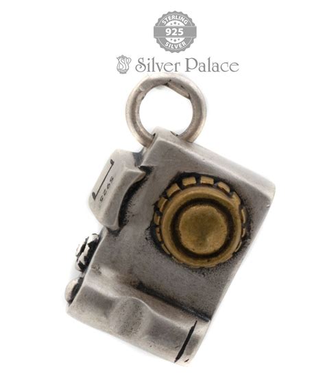 92.5 Oxidized Silver Dslr Camera Charm Pendant For Boys Maan Collection ...
