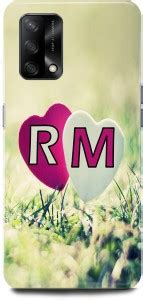 JUGGA Back Cover for OPPO F19, CPH2219, R LOVES M NAME,R NAME, M LETTER ...