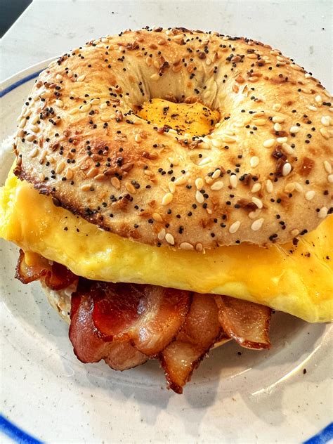 Bacon Egg And Cheese Bagel Calories Dunkin at Maurice Foust blog