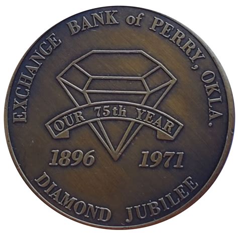 Token - Exchange Bank of Perry (Perry, Oklahoma) - United States – Numista