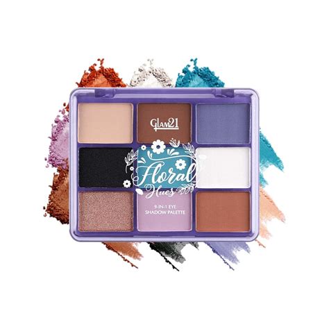 Buy Glam21 Floral Hues 9 In 1 Eyeshadow Palette | Highly Pigmented ...