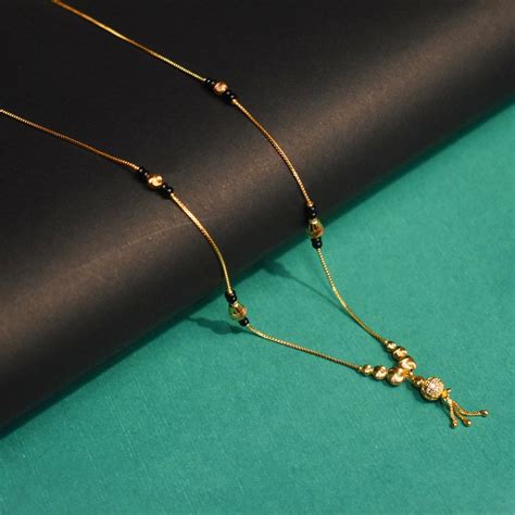 Simple 18-Inch Office Wear Mangalsutra | 24K Gold Plated | ASP – 𝗔𝘀𝗽 ...
