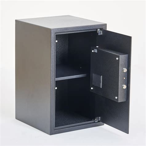 Buy Helios Ozone 55L Safety Locker - Black from Helios by Home Centre ...