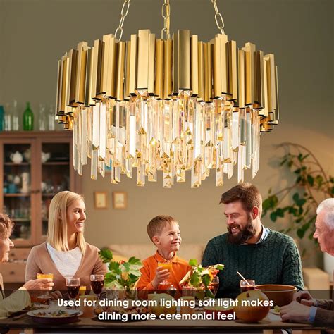 AKDXIRUN Modern Chandeliers Crystal with Light Gold Crystal India | Ubuy