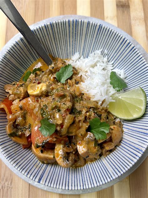 Vegan Mushroom Panang Curry